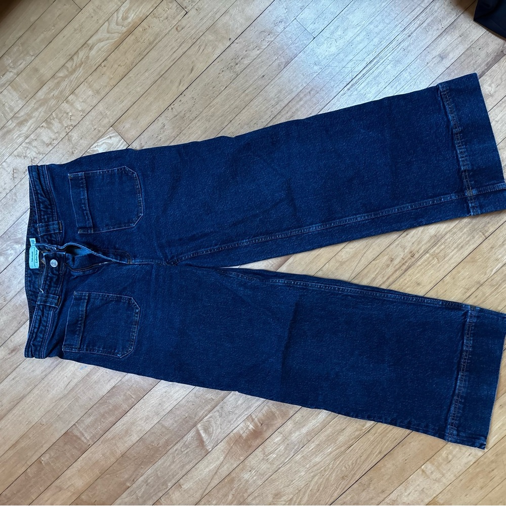 & Other Stories Dark Blue Relaxed Jeans
